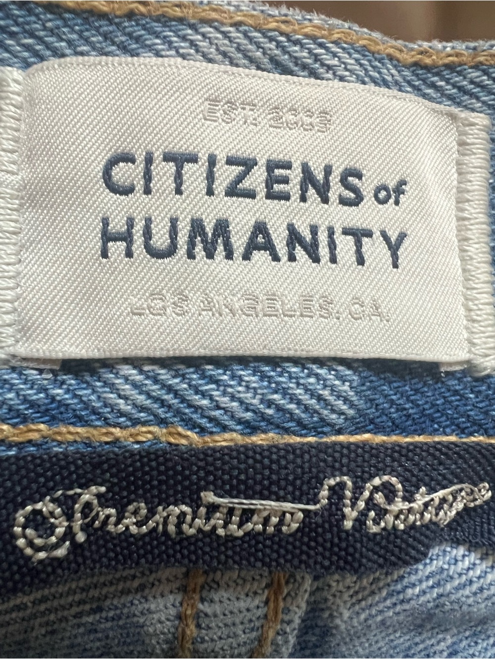 CITIZENS OF HUMANITY Eva Distressed Straight Leg Jeans 26 - Picture 2 of 14